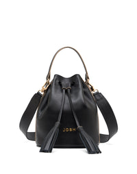 Bolso manos libres para dama en cuero con contraste REF P2914