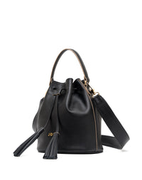 Bolso manos libres para dama en cuero con contraste REF P2914
