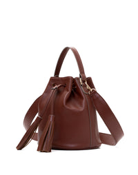 Bolso manos libres para dama en cuero con contraste REF P2914