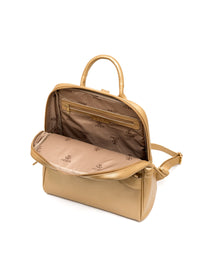 Morral mediano en cuero con grabado para dama REF P2918