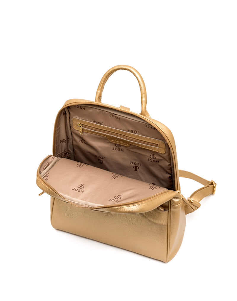 Morral mediano en cuero con grabado para dama REF P2918