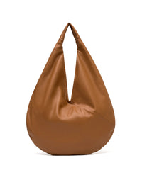 Bolsa elegante en cuero para mujer color miel