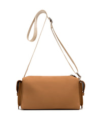Bolso manos libres en cuero y lona para dama REF P2928
