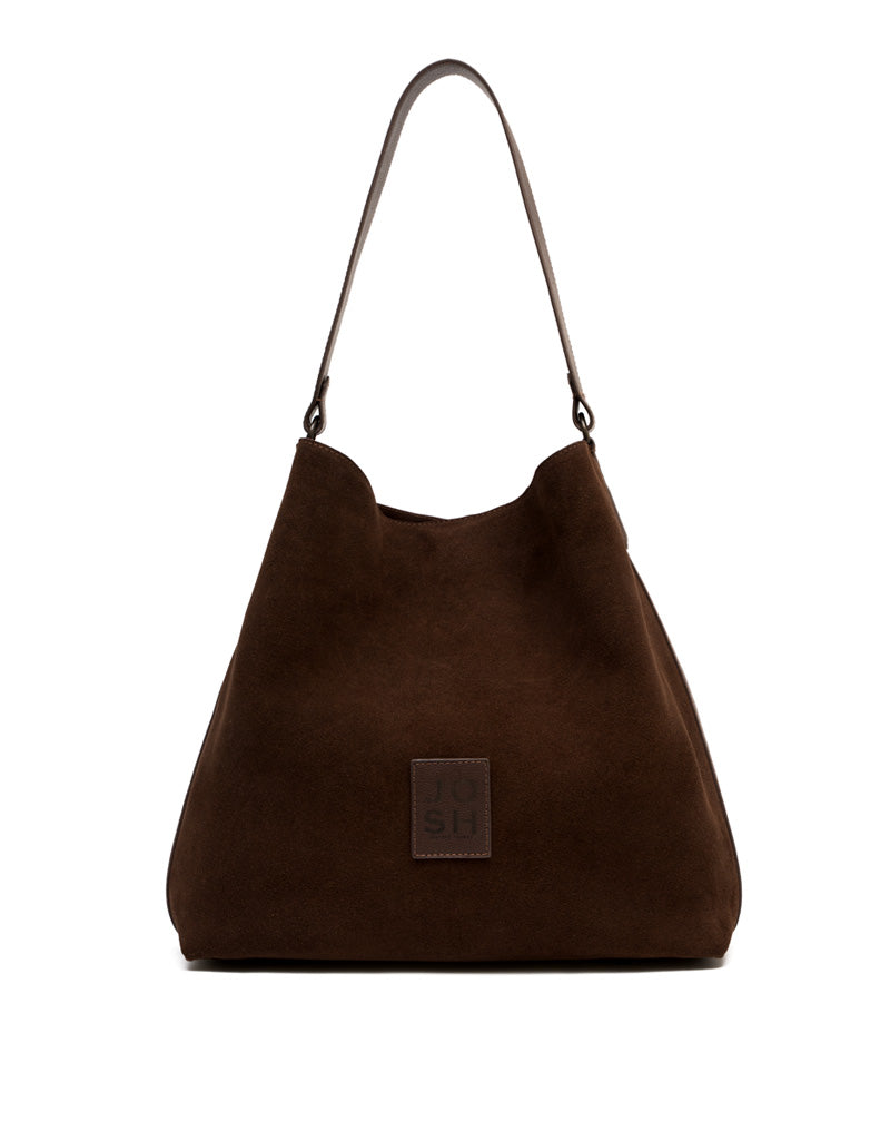 Bolsa Moscú para Mujer en Carnaza Color Café Marca JOSH Ref. P2930CAR