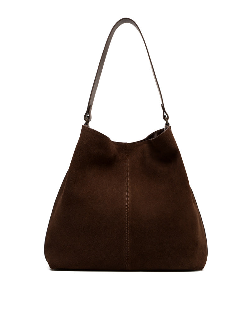 Bolsa Moscú para Mujer en Carnaza Color Café Marca JOSH Ref. P2930CAR