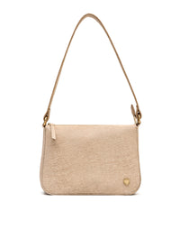 Bolso manos libres en cuero para dama color beige