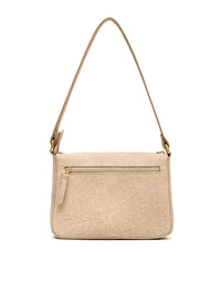Bolso manos libres en cuero para dama color beige