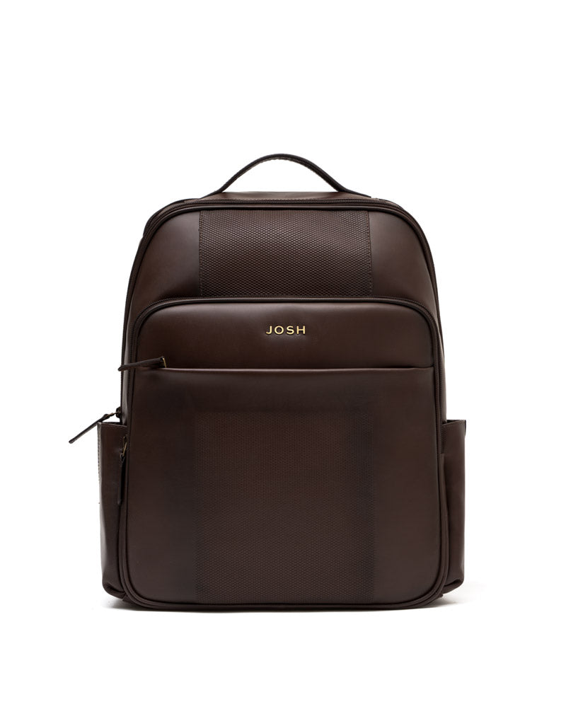 Morral en cuero para hombre  color café