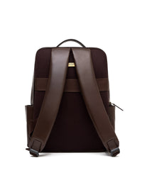Morral en cuero para hombre  color café