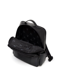 Morral en cuero para hombre color negro