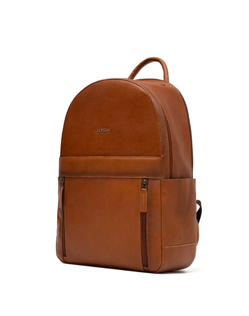 Morral en cuero para hombre  color Miel REF P424K