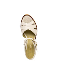 Sandalia tacón de cuero REF PKT1583