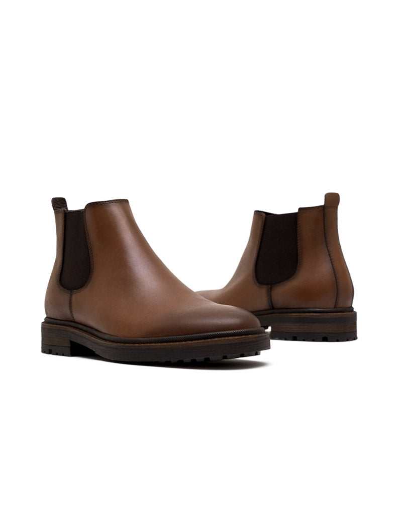 Bota casual de cuero para hombre REF POLO10