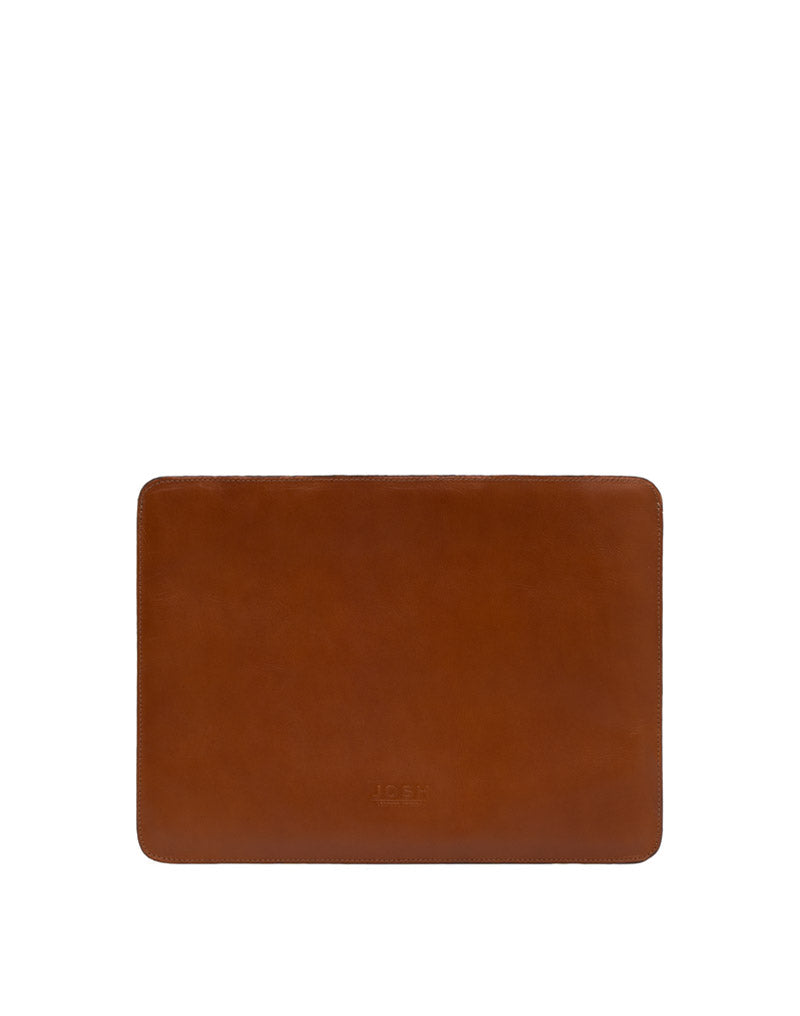 Funda PC 15" en cuero color miel