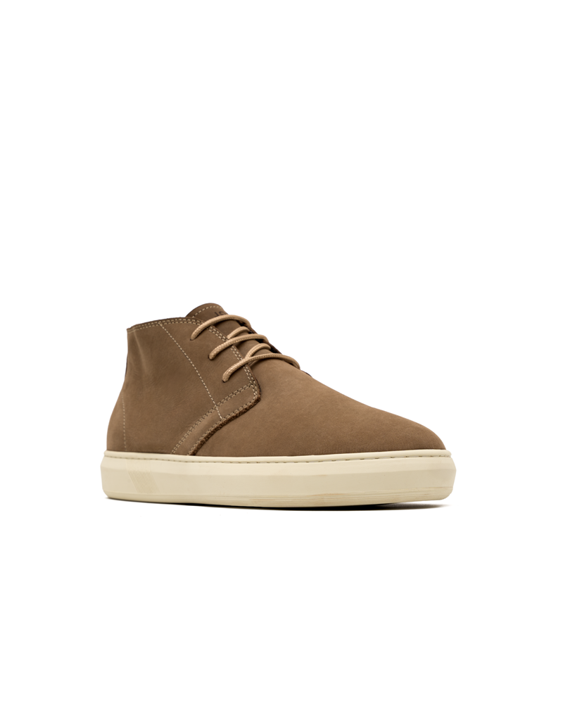 Bota casual de cuero para hombre arena REF QATA10