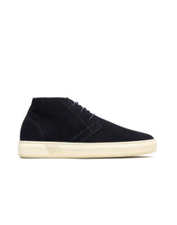 Bota casual de cuero para hombre color azul