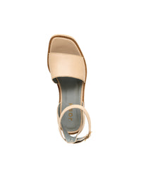 Sandalia plataforma de cuero  REF SDI1802