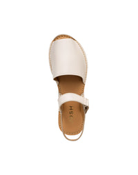 Sandalia deportiva plana , confortable en cuero  REF SFI1465SL