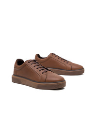 Zapato casual  en cuero 100% colombiano coñac – Josh - Color Cognac