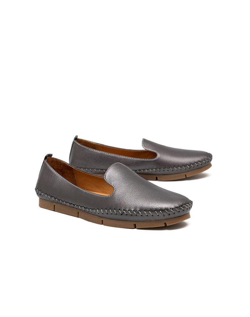 Zapato plano de cuero  REF SLIP01