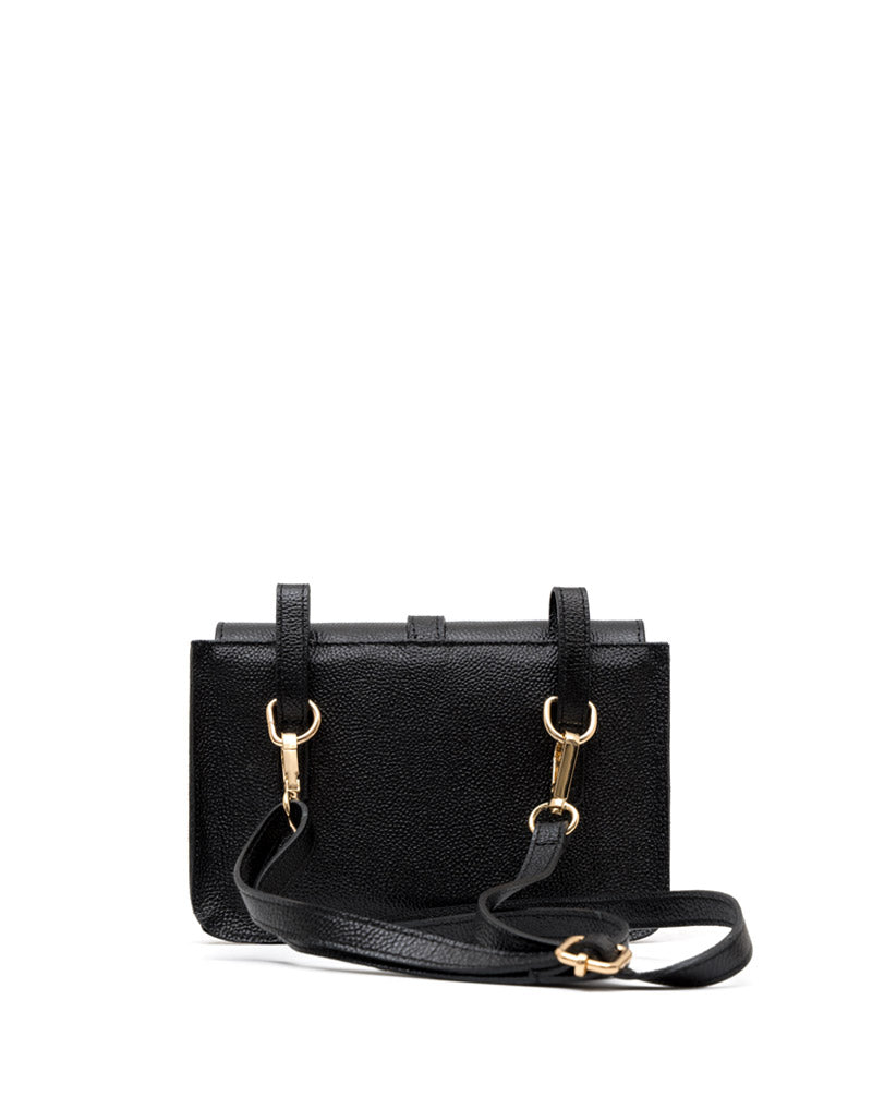 Manos libres en cuero para dama negro REF T2903