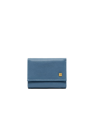 Billetera de cuero  TDJ066 – Josh - Color Azul