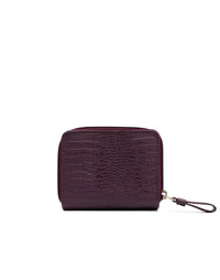 Billetera de cuero grabado elegante para mujer REF TDJ077