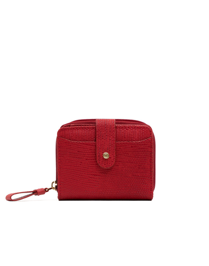 Billetera de cuero grabado elegante para mujer REF TDJ077
