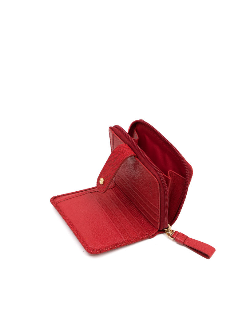 Billetera de cuero grabado elegante para mujer REF TDJ077