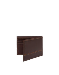 Billetera en cuero para hombre en café REF THJ099