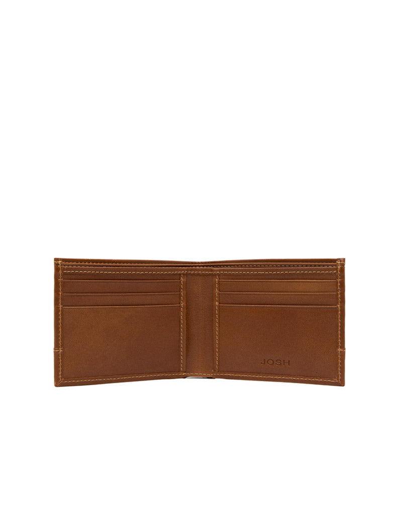 Billetera en cuero para hombre en miel REF THJ099