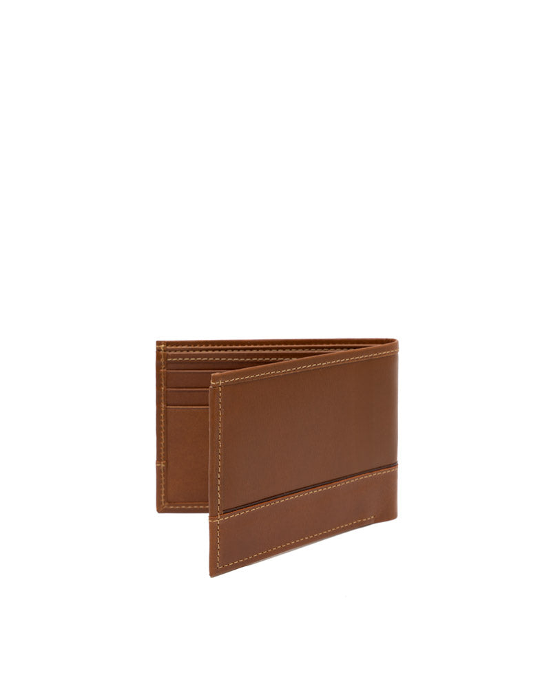 Billetera en cuero para hombre en miel REF THJ099