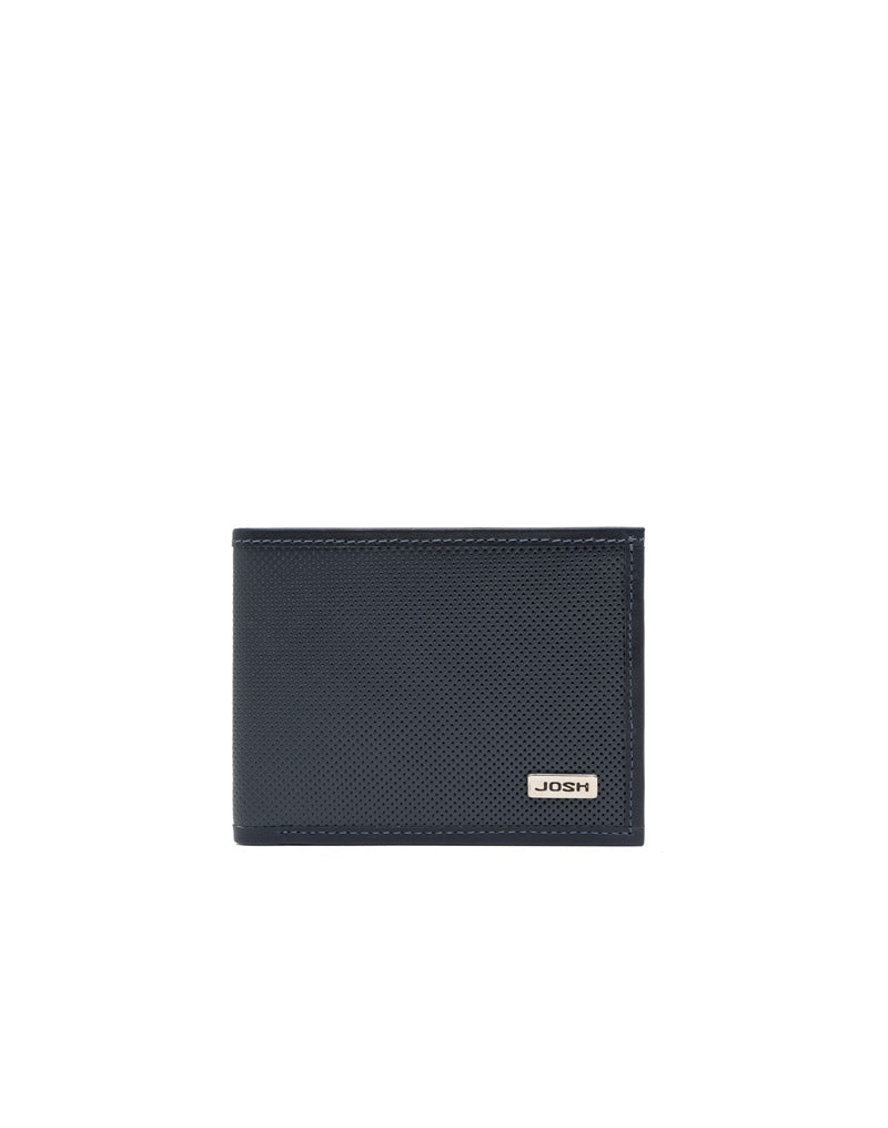 Billetera en cuero para hombre en azul REF THJ100