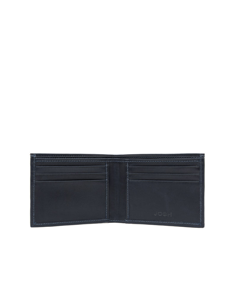 Billetera en cuero para hombre en azul REF THJ100