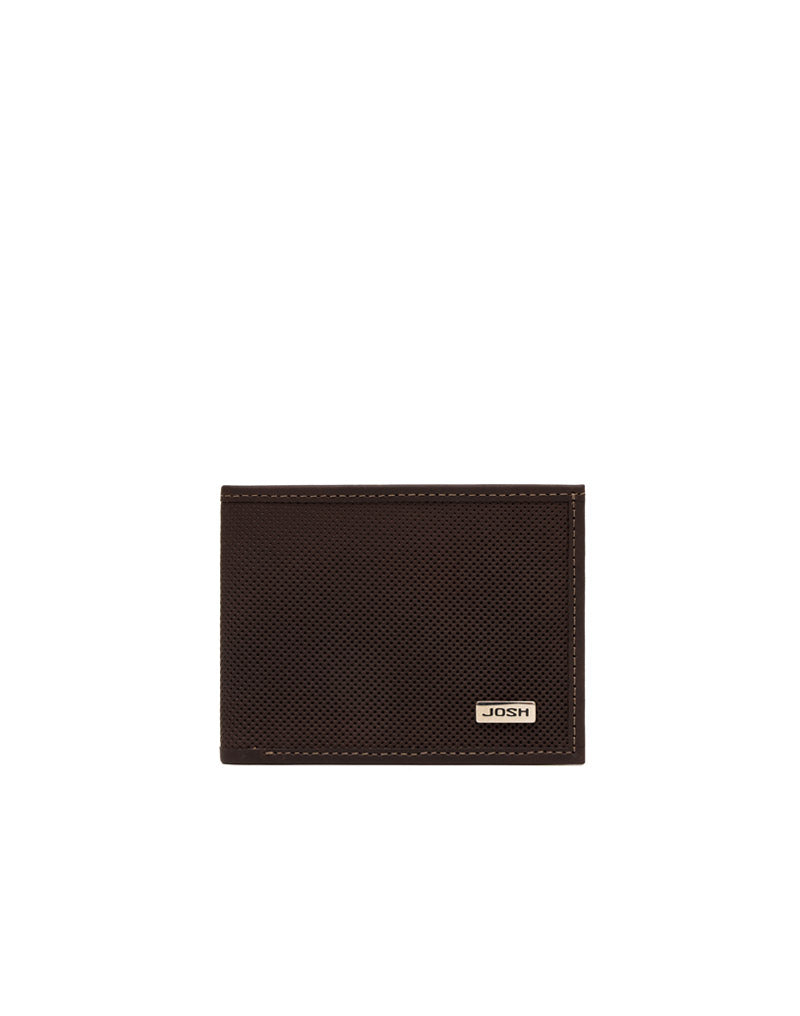 Billetera en cuero para hombre color café
