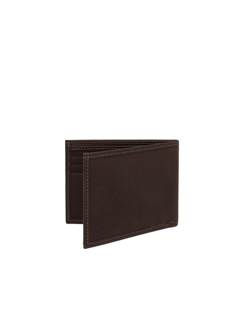 Billetera en cuero para hombre color café