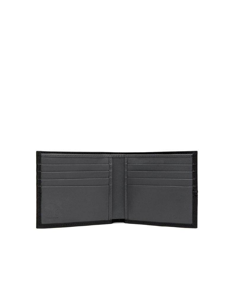 Billetera en cuero para hombre color negro