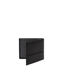 Billetera en cuero para hombre color negro
