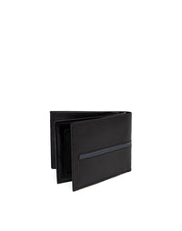 Billetera en cuero suave para hombre REF color negro