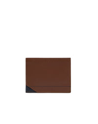 Billetera en cuero para hombre color miel