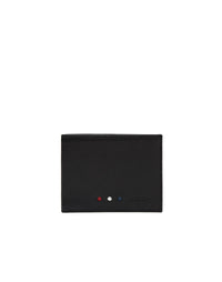 Billetera en cuero suave para hombre color negro