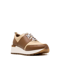 Tenis de cuero  con altura REF TRA1736