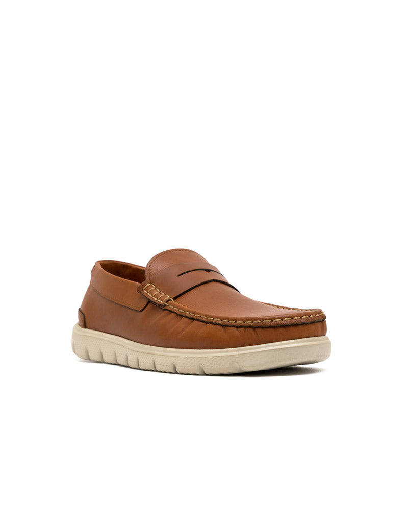 Mocasín casual para hombre en cuero 100% colombiano REF TURI04