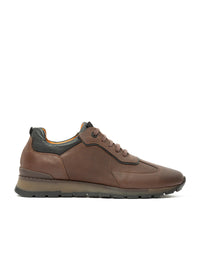 Zapato deportivo de cuero  en color Avellana