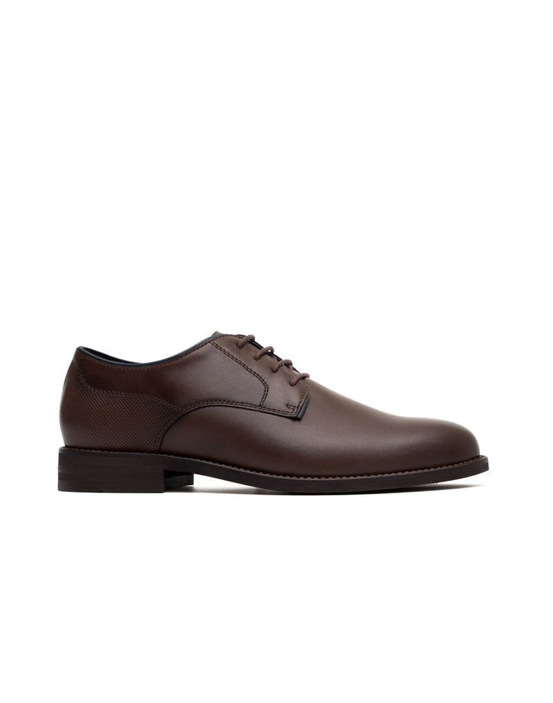 Zapato casual para hombre en cuero color avellana