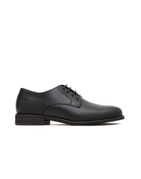 Zapato casual para hombre en cuero color negro