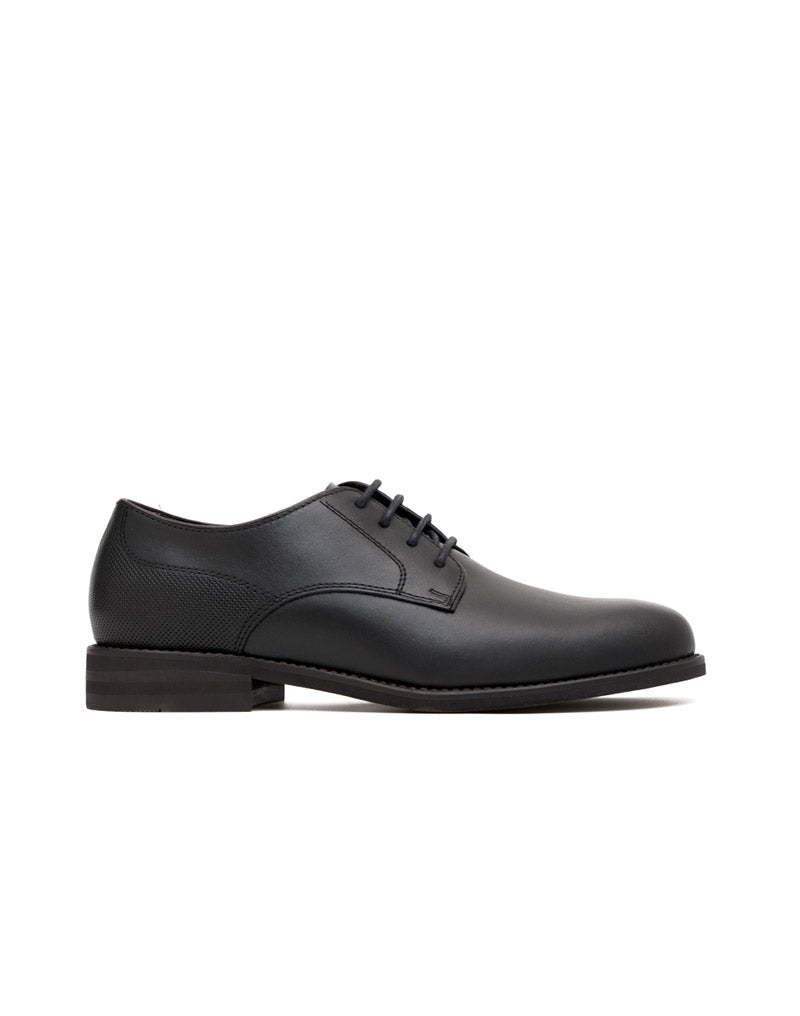 Zapato casual para hombre en cuero color negro