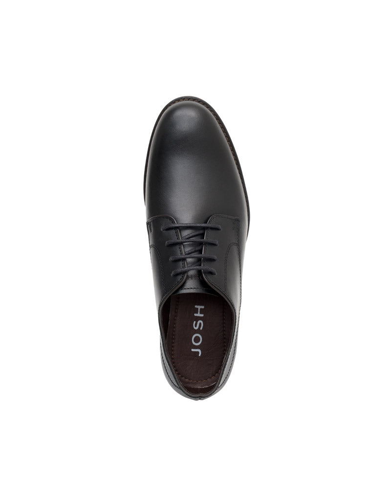 Zapato casual para hombre en cuero color negro