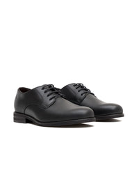 Zapato casual para hombre en cuero color negro
