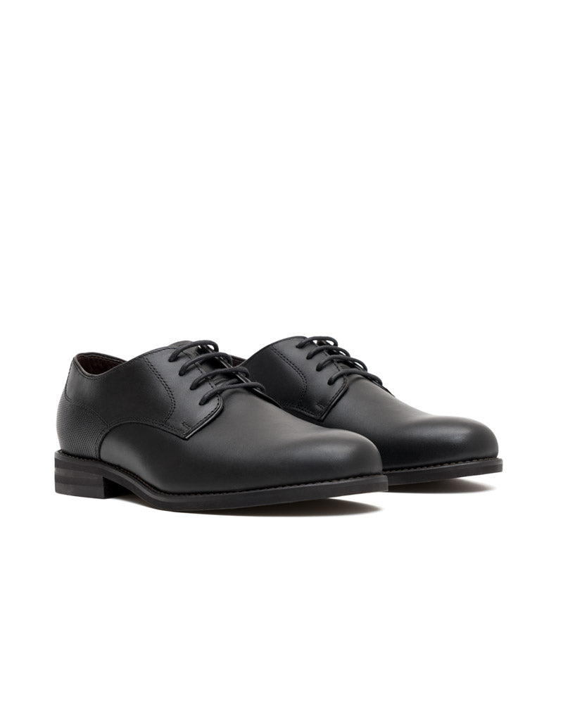 Zapato casual para hombre en cuero color negro